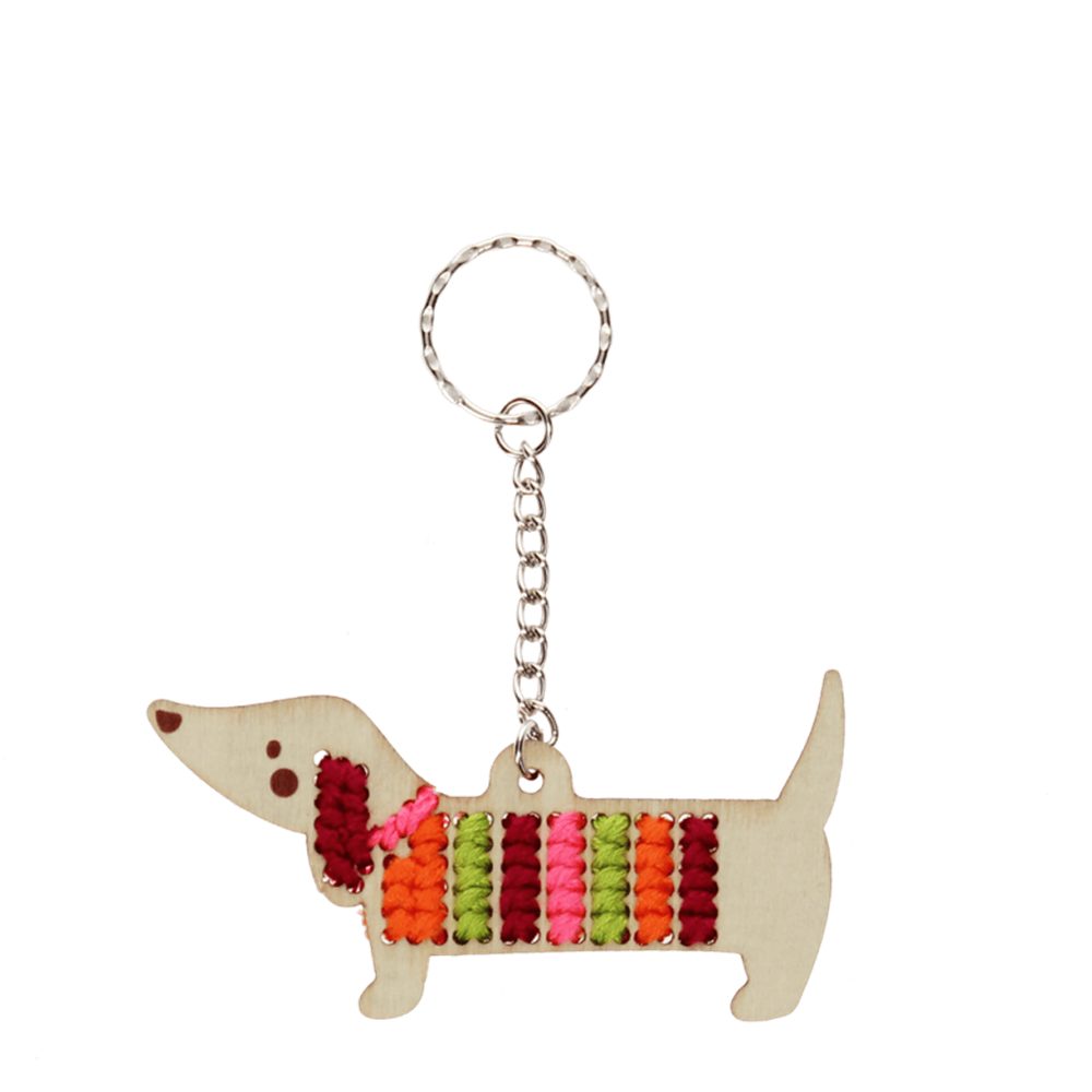 Rex London Schlüsselanhänger Dackel zum Selbersticken (Stick Set, 6-tlg., S günstig online kaufen