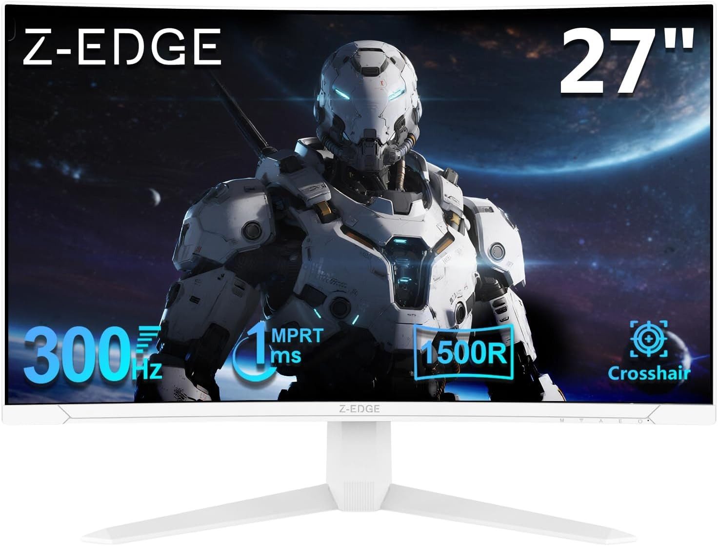 Z-EDGE 27 Zoll 300Hz 1ms Curved 1500R VA 1080P Curved-Gaming-Monitor (68,6 cm/27 ", 1920x1080 px, Full HD, 1 ms Reaktionszeit, 300 Hz, LCD)