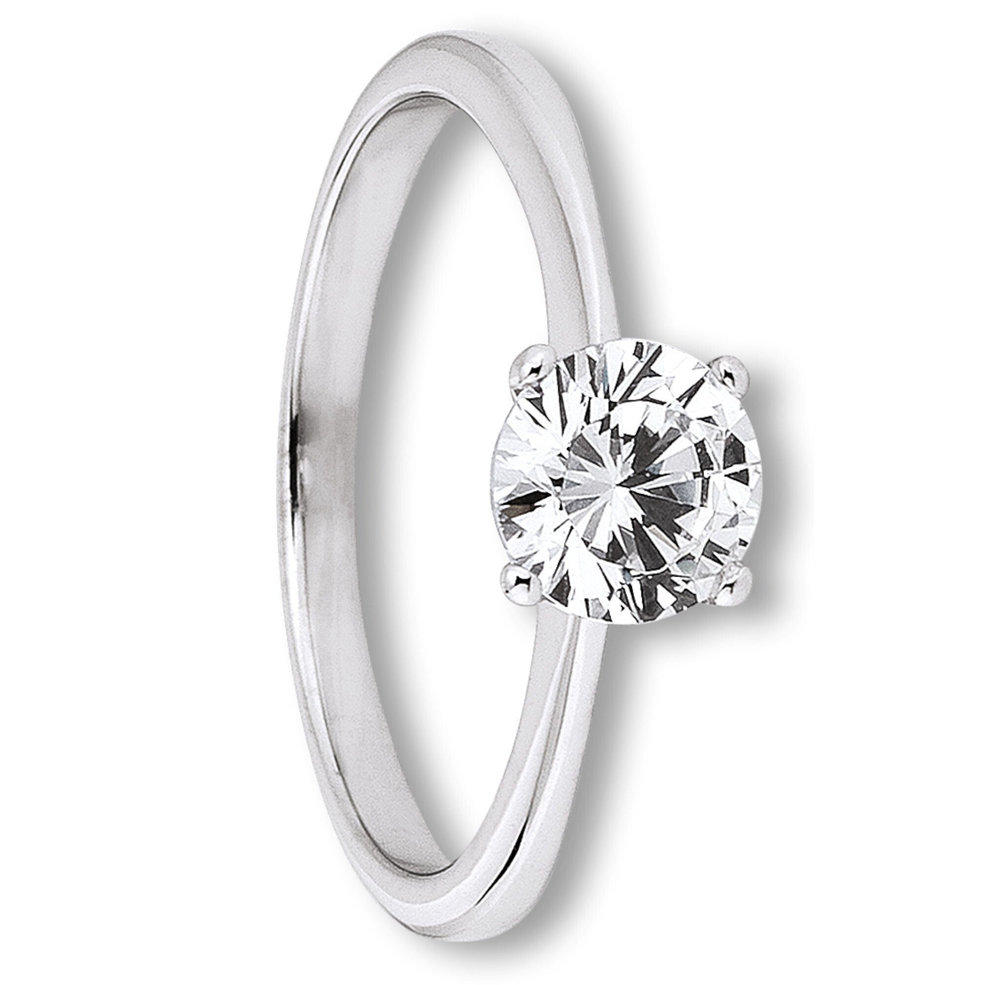 ONE ELEMENT Goldring Zirkonia Ring aus 333 Weißgold Zirkonia Ring aus 333 Weißgold, Symbolische Note – harmonisch gestaltet mit Liebe zum Detail