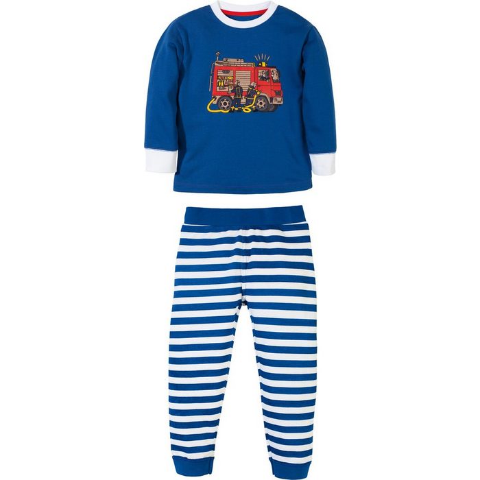 Erwin Müller Pyjama Kinder-Schlafanzug (2 tlg) Interlock-Jersey Streifen