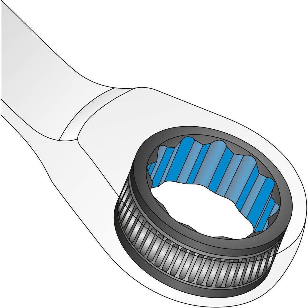 - 5-tlg., 8 Schraubwerkzeuge Ringschlüssel 19 mm Knarren-Ringmaulschlüssel-Satz, Matador Matador