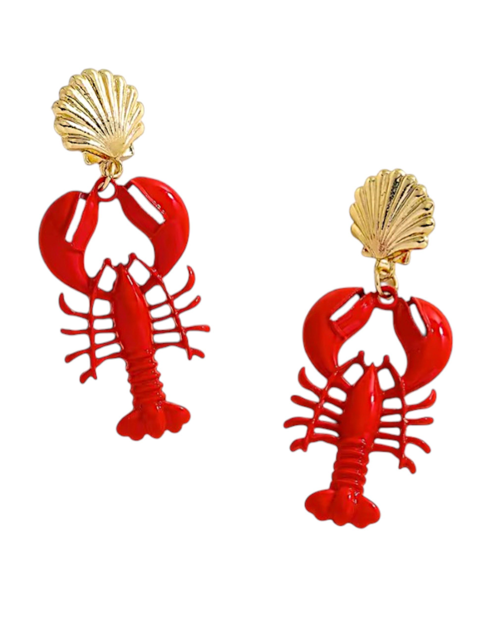 Medusa Accessoires Ohrring-Set Hummer Ohrringe – Bild 2 von 3