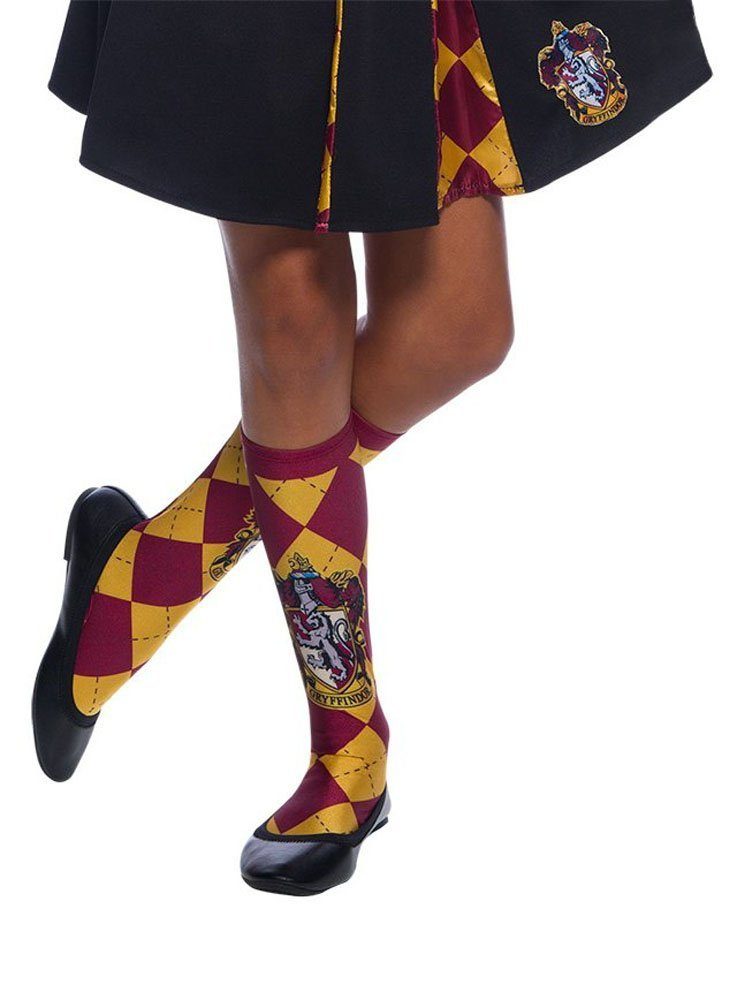 Rubie´s Socken Harry Potter Gryffindor Socken Auch an den Socken erkennt man die Zugehörigkeit!