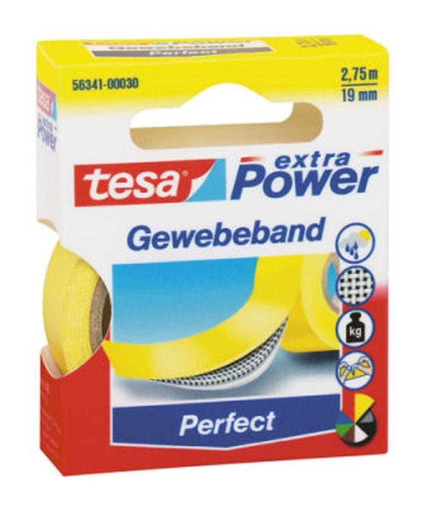 Klebestreifen tesa Isolierband extra Power® 19 mm / 2,75 m