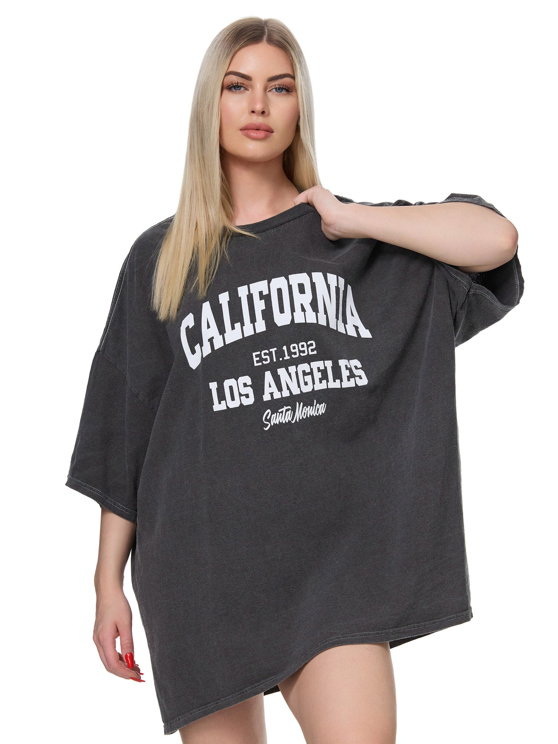 Worldclassca T-Shirt Worldclassca Oversized Print CALIFORNIA günstig online kaufen