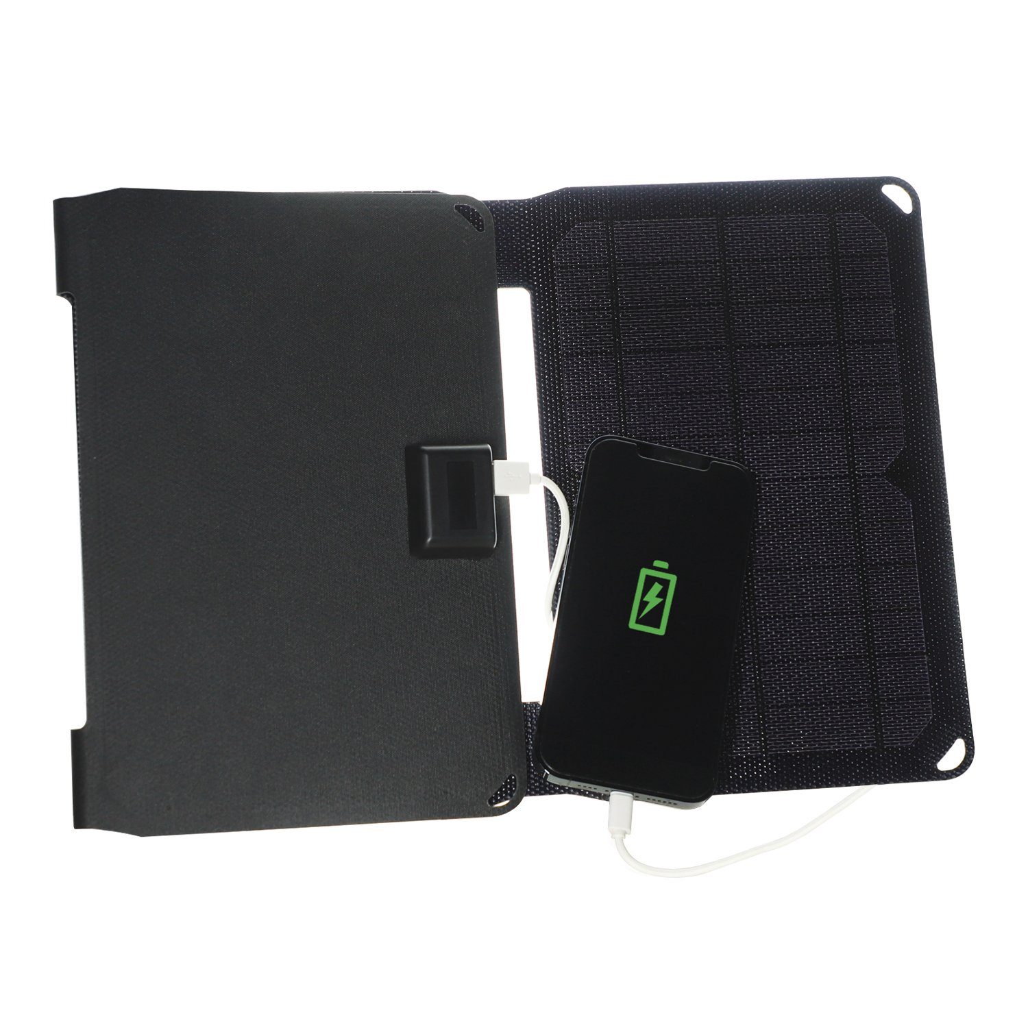 VoltSolar USB-A Panel Foldable Solarladegerät Solar 20W, 2x 4smarts