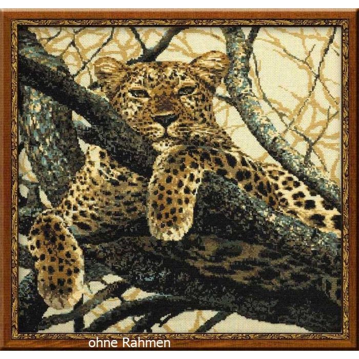 Riolis Kreativset Riolis Kreuzstich-Set "Leopard" Zählmuster (embroidery kit)