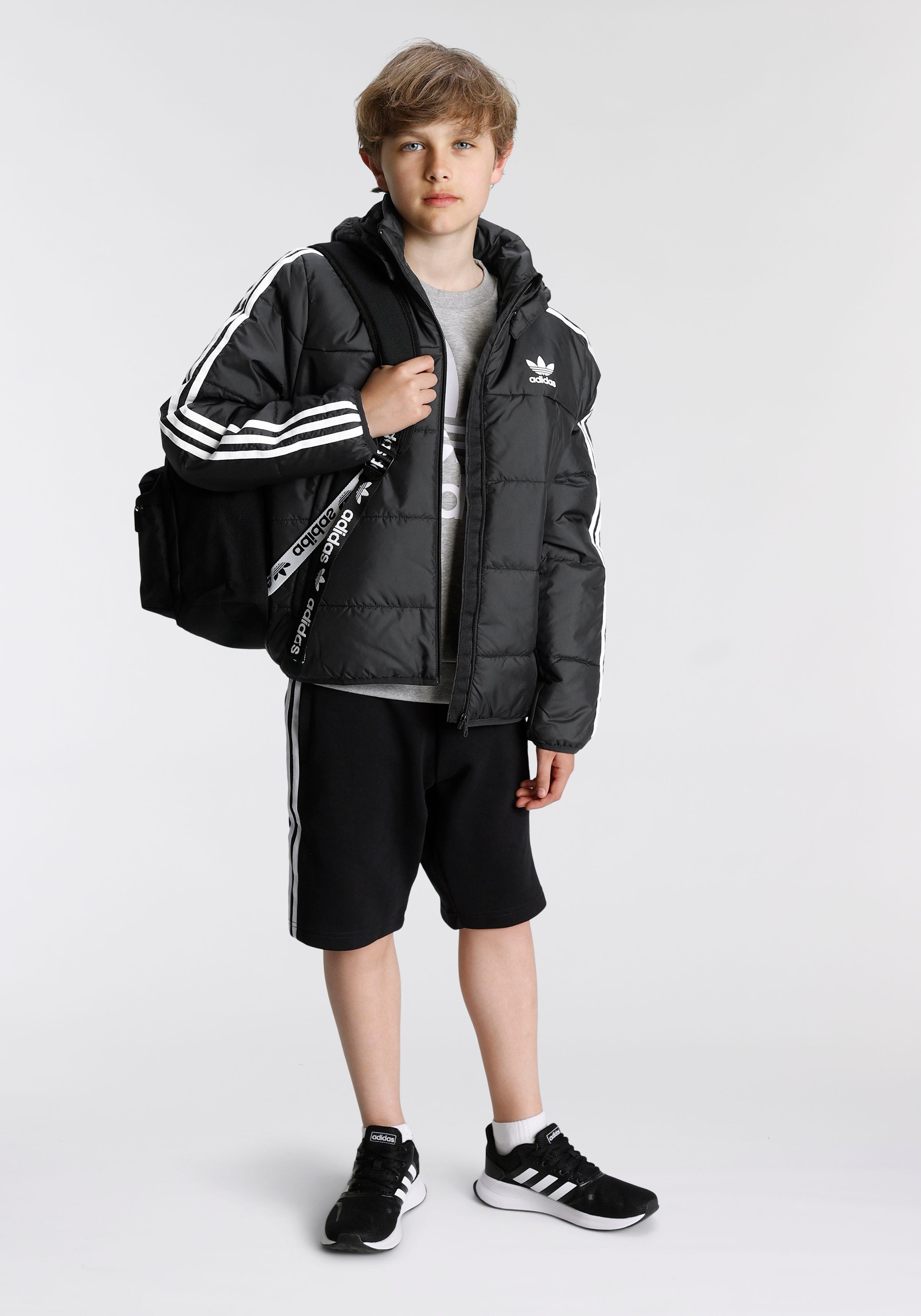 ADICOLOR / Originals White adidas Black Outdoorjacke