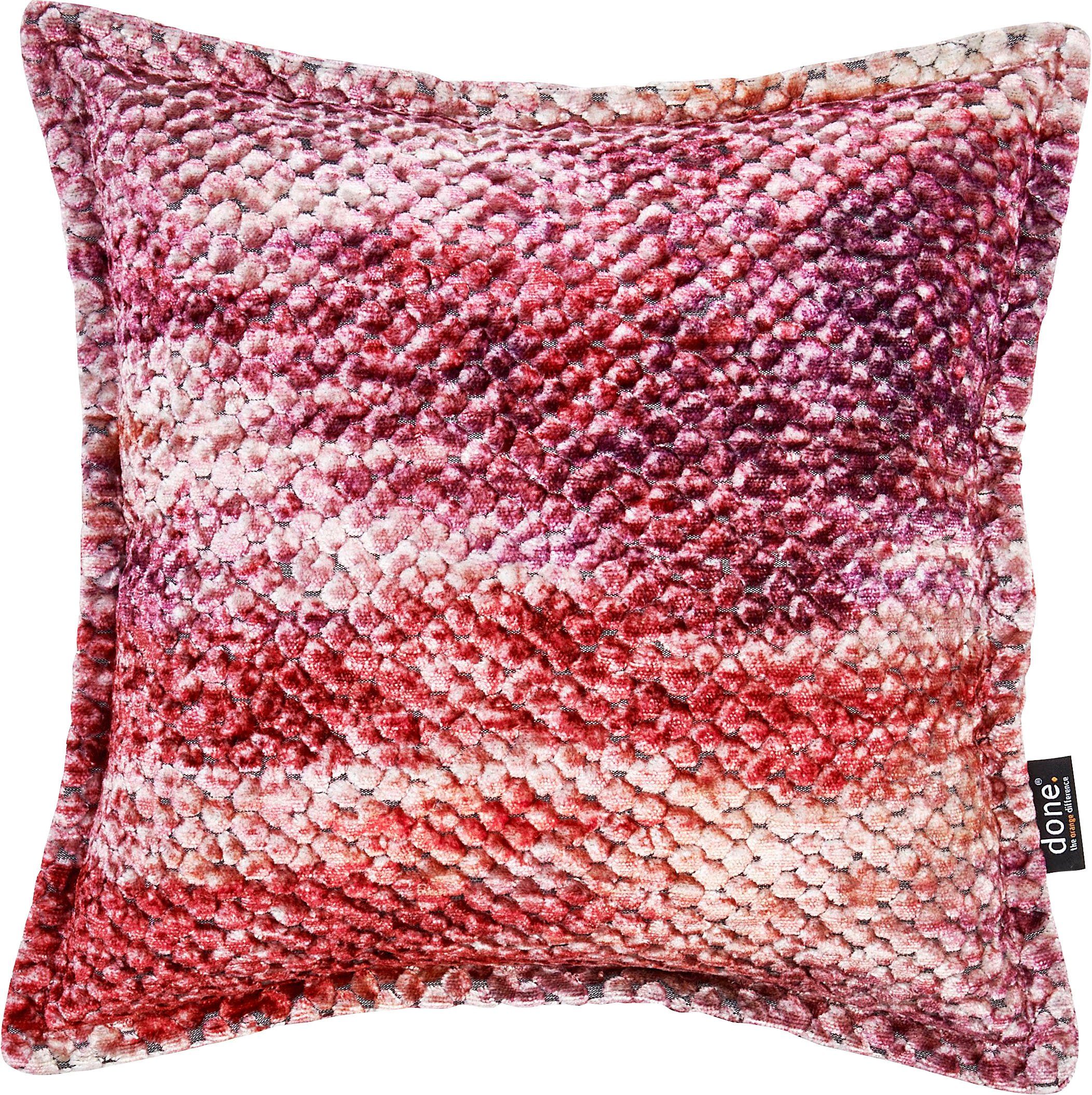 done. Dekokissen "Glam Colour" Reißverschluss, Ohne Füllung, meliert günstig online kaufen