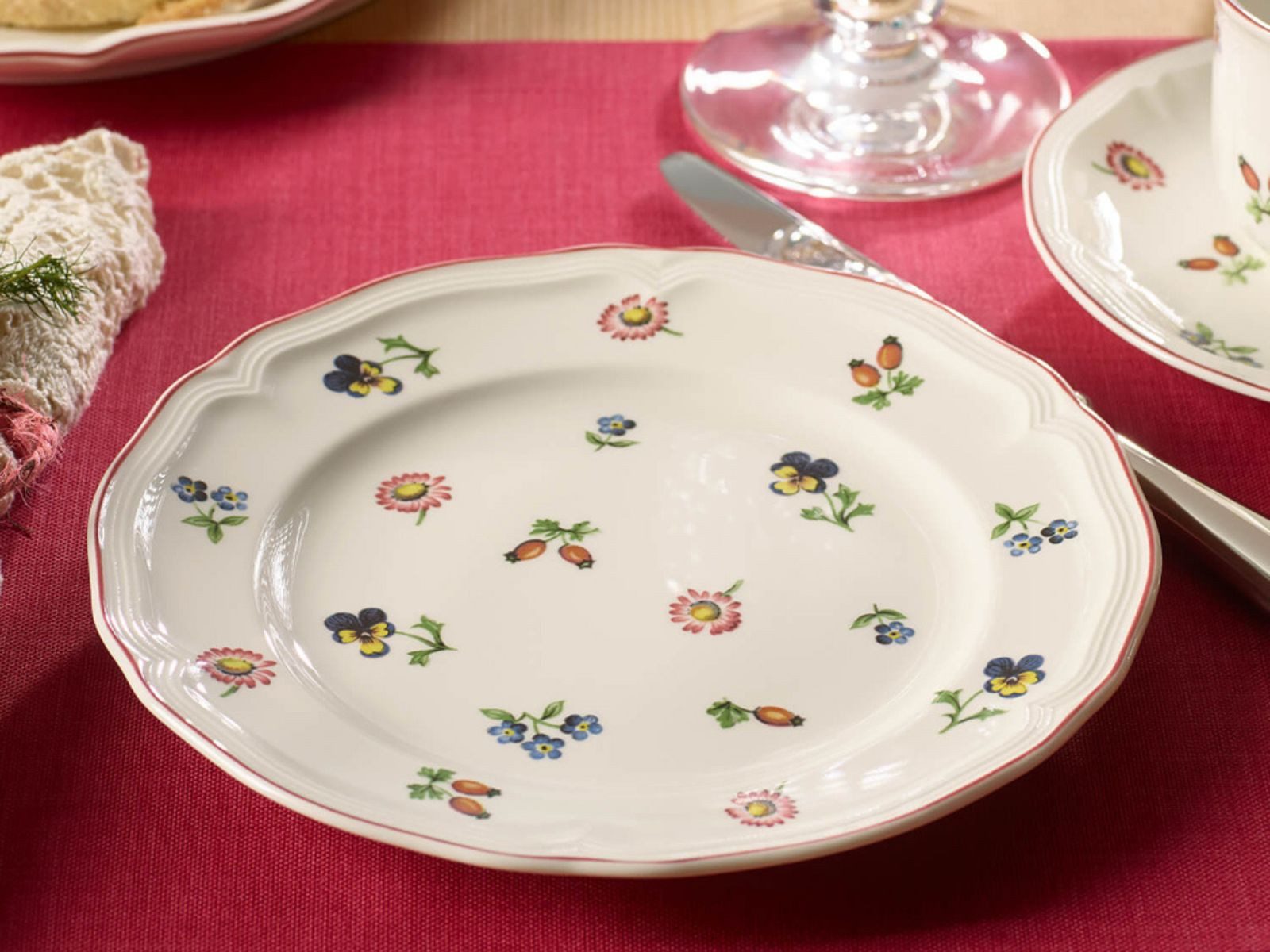 Villeroy & Boch Teller-Set Petite Fleur Frühstücksteller 21cm Set6, Premium Porcelain – Bild 5 von 5
