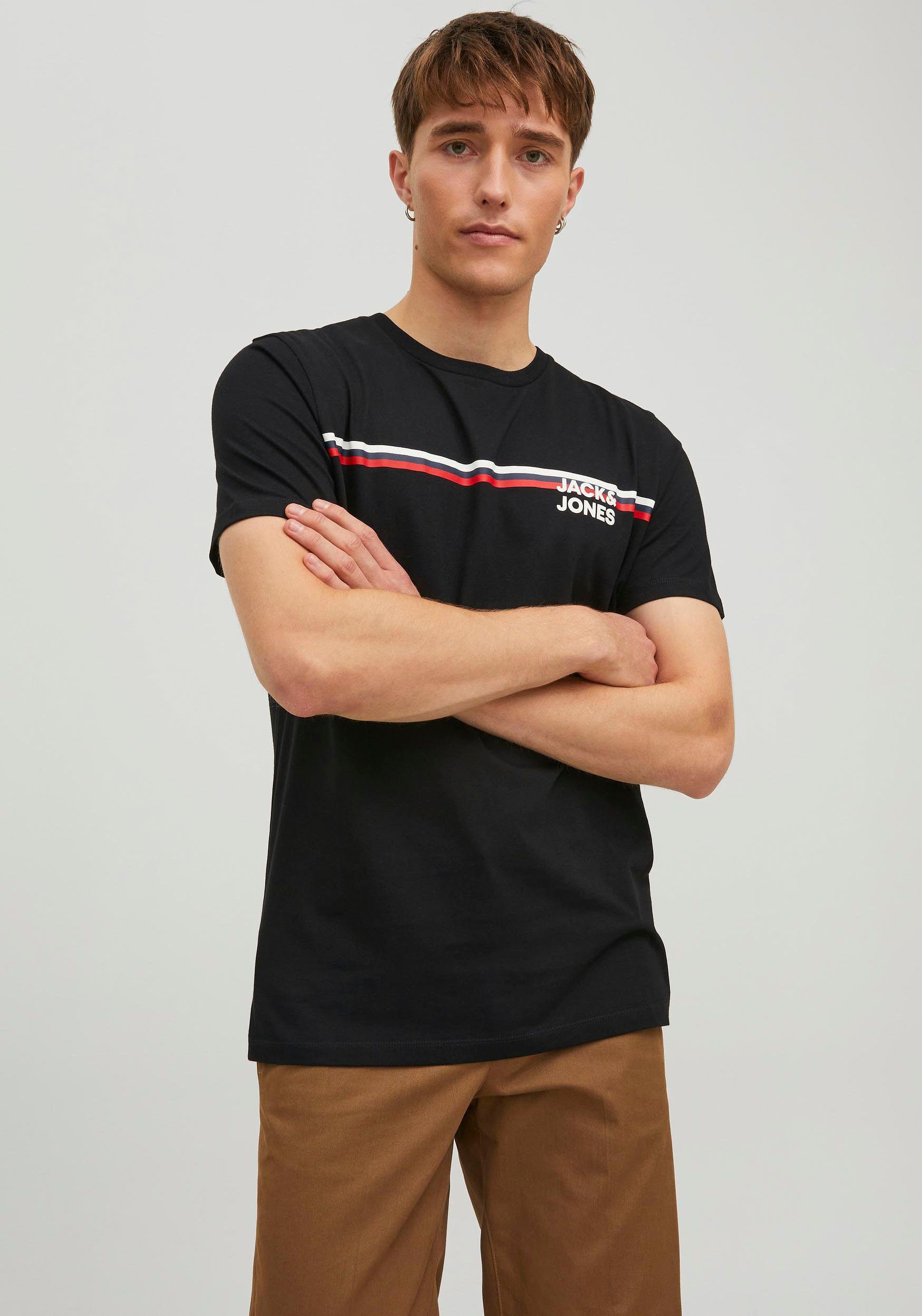 Jack & Jones Kurzarmshirt JJ JJATLAS TEE SS CREW NECK