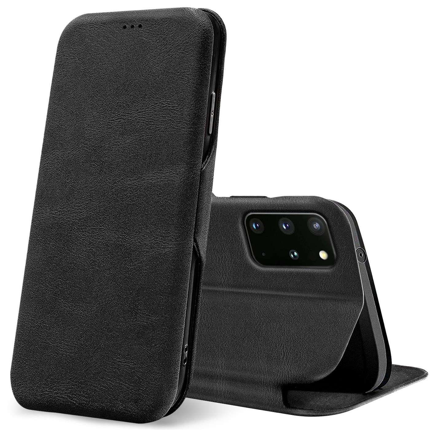CoolGadget Handyhülle Business Premium Hülle für Samsung Galaxy S20 Plus 6,7 Zoll, Handy Tasche mit Kartenfach für Samsung S20+ 5G Schutzhülle