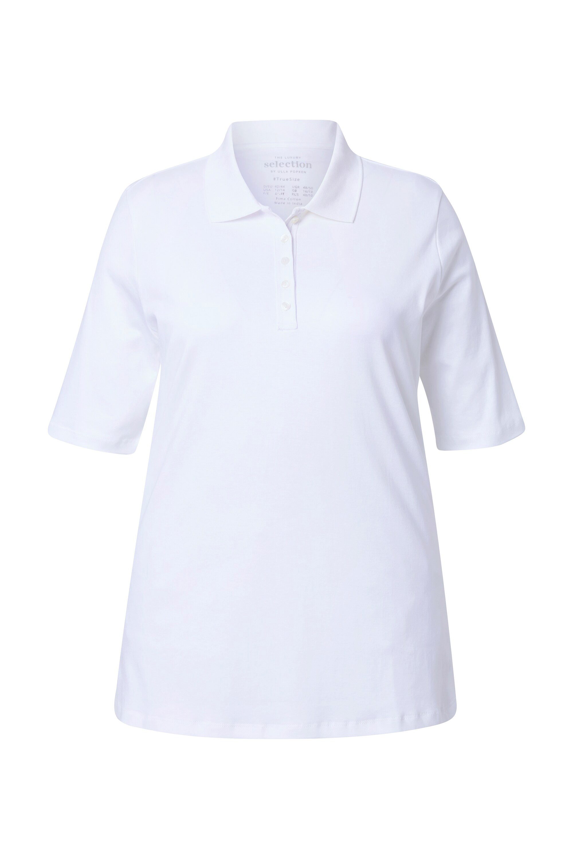 Ulla Popken Poloshirt Poloshirt Classic Polokragen günstig online kaufen