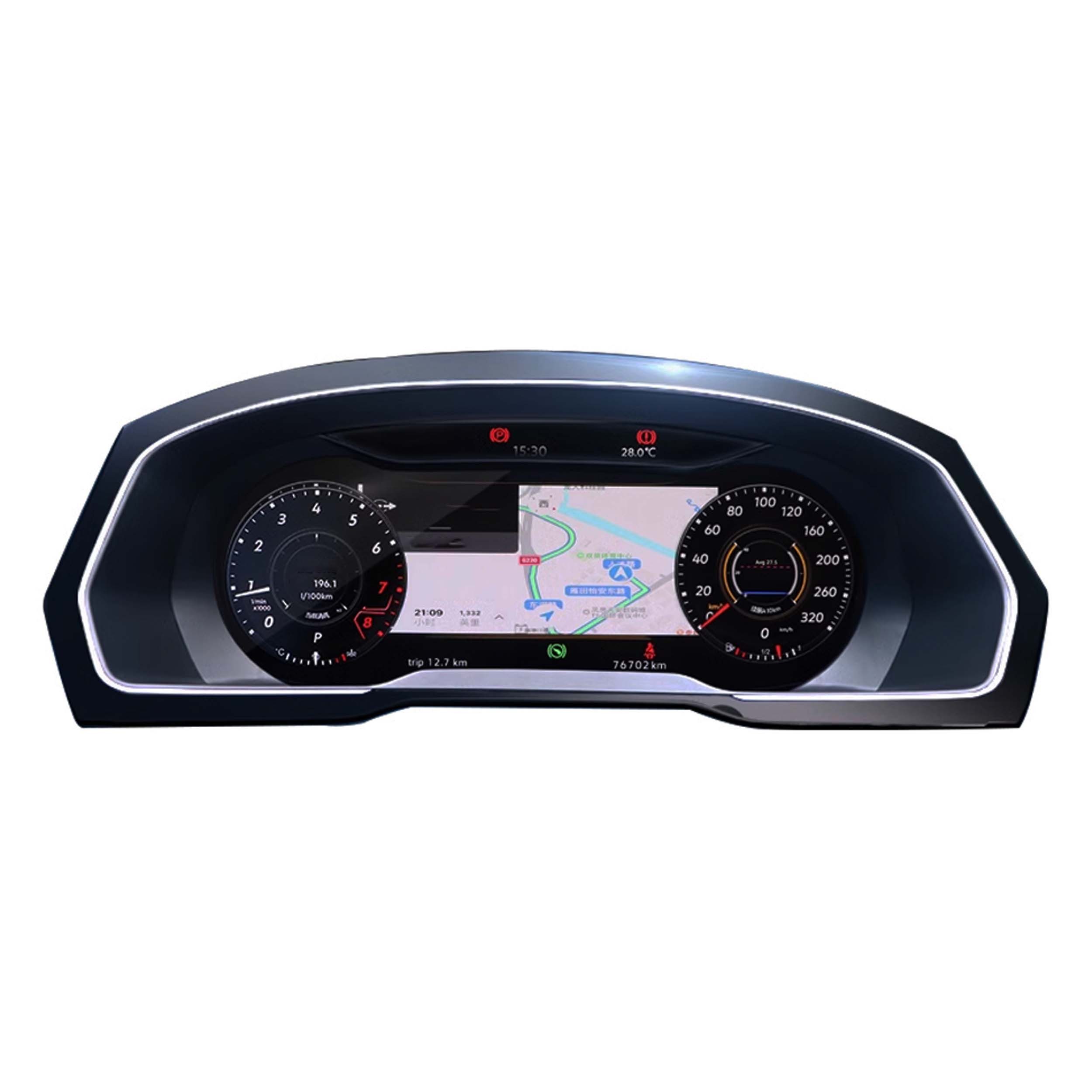 TAFFIO Tachometer Für VW Passat B8 CC Digital Tacho Vitual Cockpit CarPlay AndroidAuto