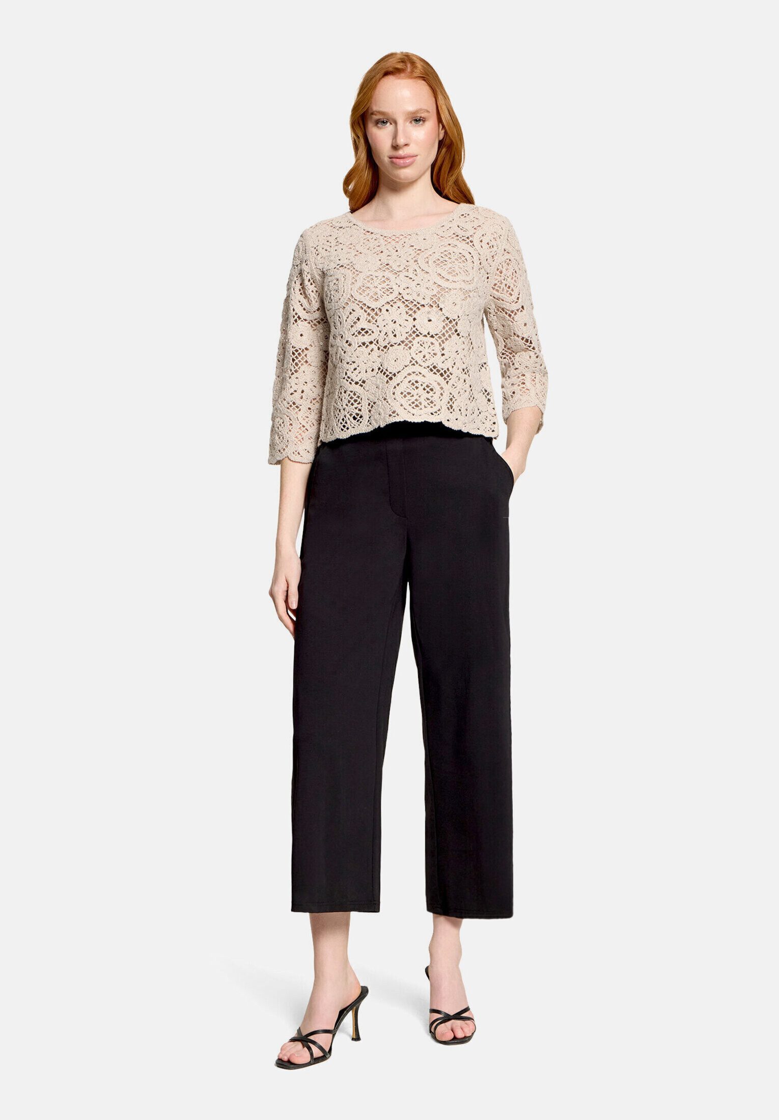 Betty Barclay Strickpullover Damen mit U-Boot-Ausschnitt (1-tlg)