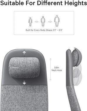 NAIPO Massagesitzauflage, Rückenmassagegerät, Modernes Design