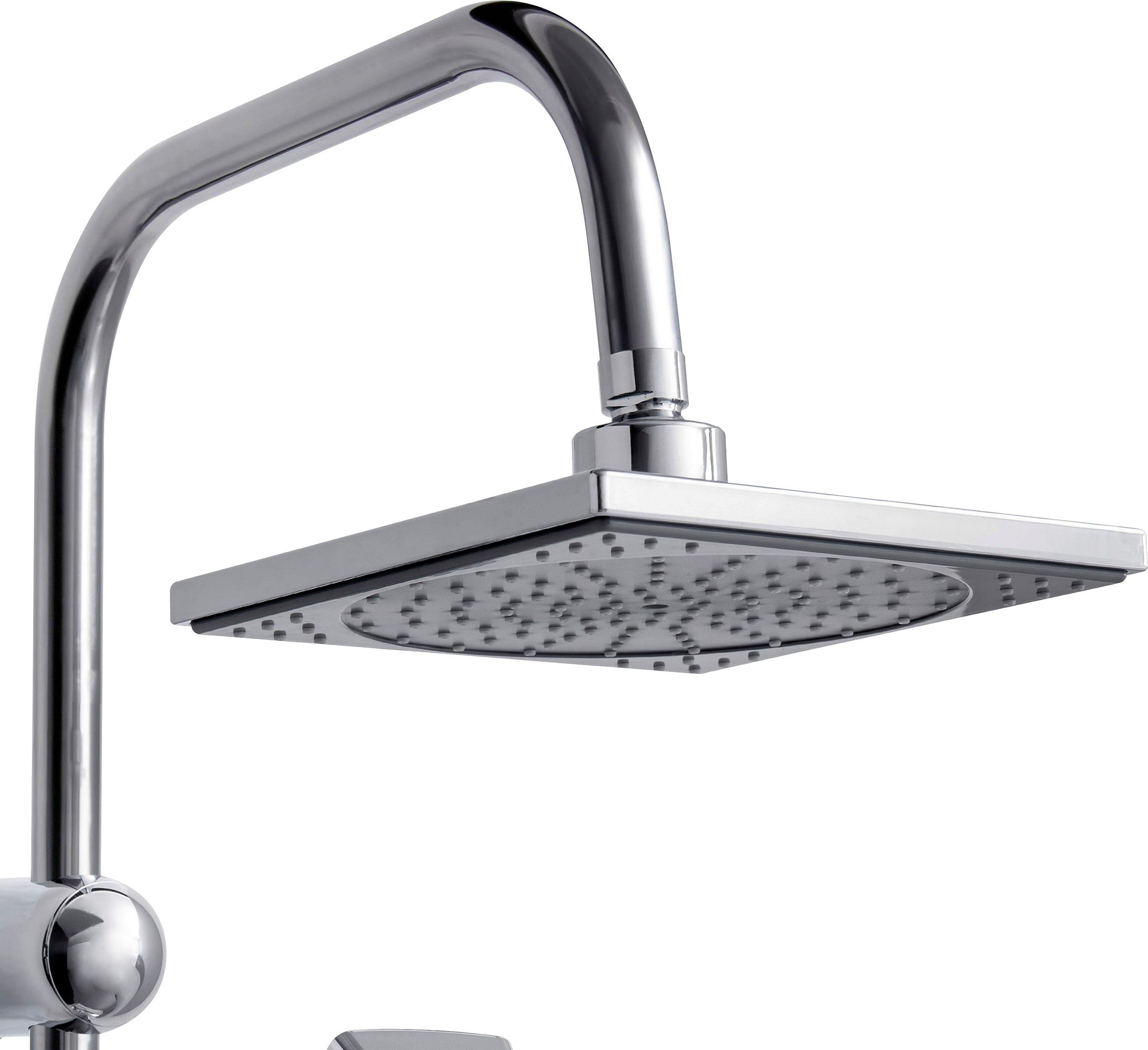 VEROSAN Duschsäule FINE SHOWER, Höhe 99,5 cm, 1 Strahlart(en), Hand- und  Kopfbrause