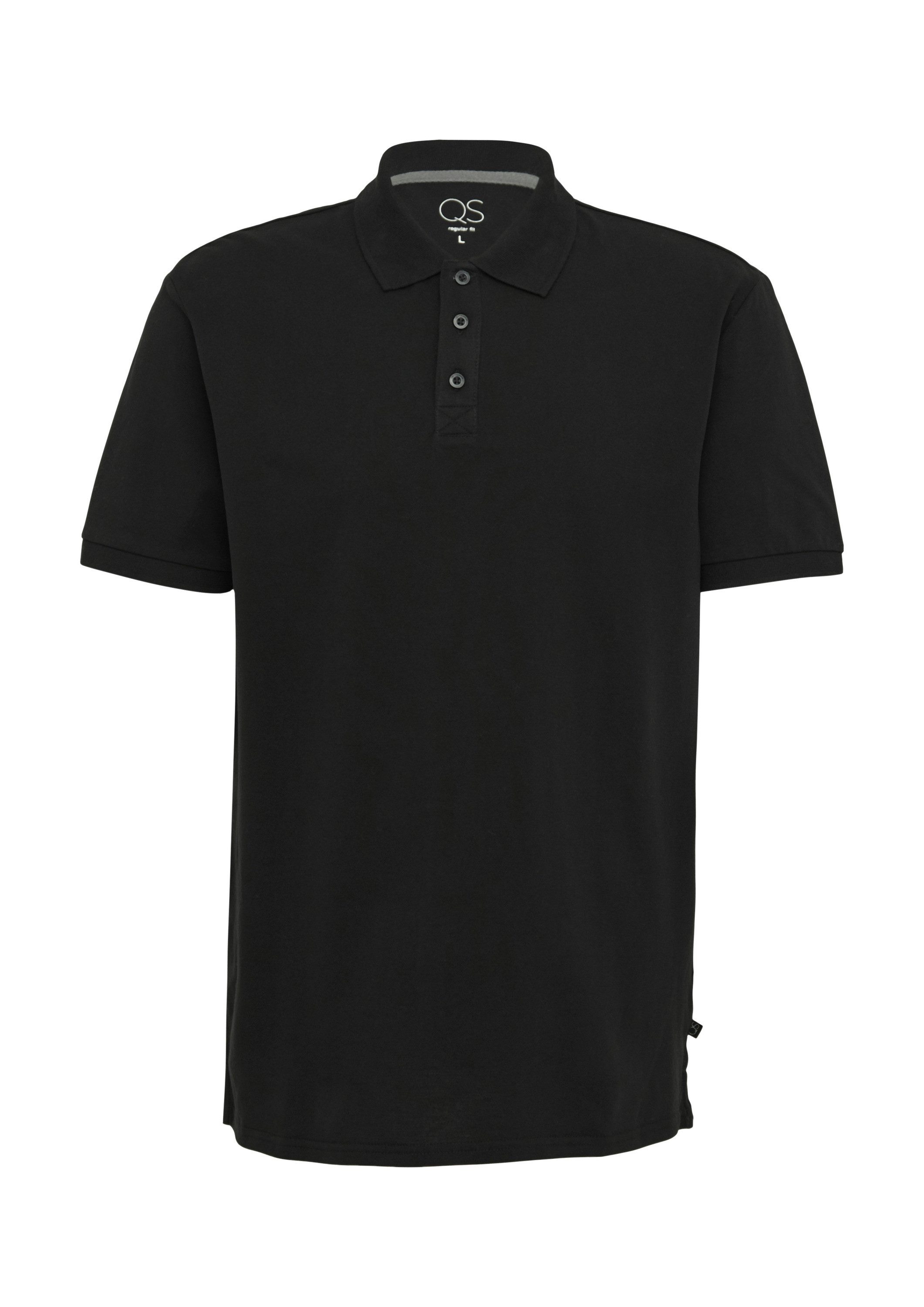 QS Kurzarmshirt Polo-Shirt Poloshirt aus Piqué günstig online kaufen
