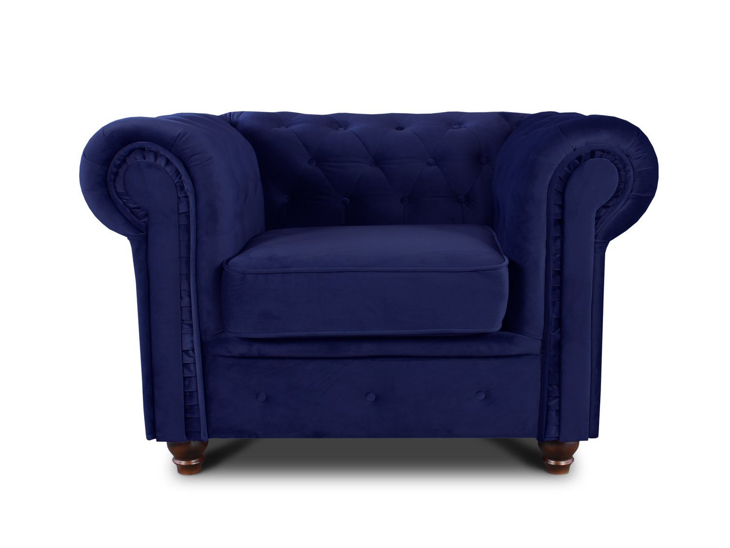 Sofnet Ohrensessel Asti 1, Chesterfield Sessel, Sofagarnitur, Glamour Couch