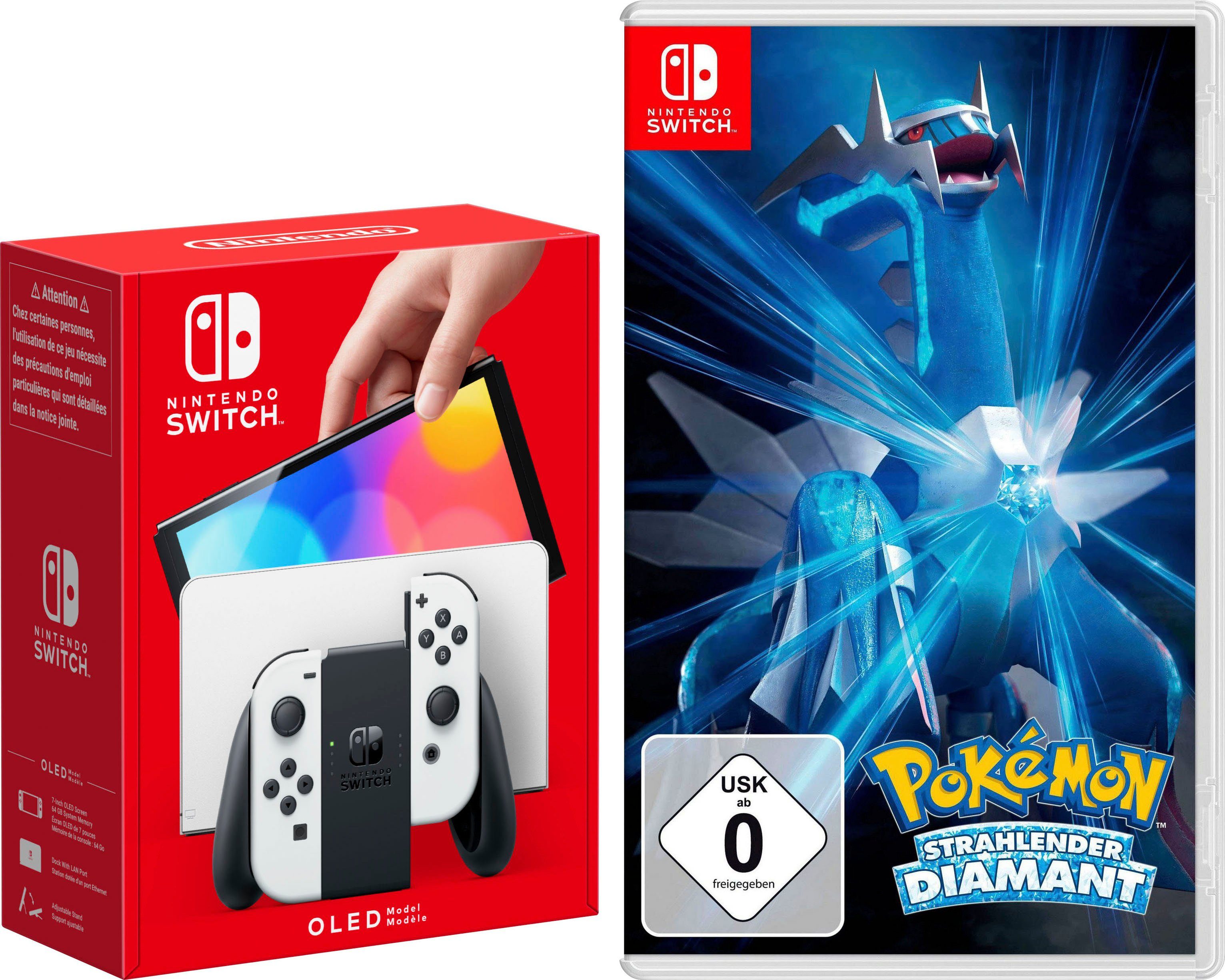 Nintendo Switch, OLED-Modell inkl. Pokémon Strahlender Diamant