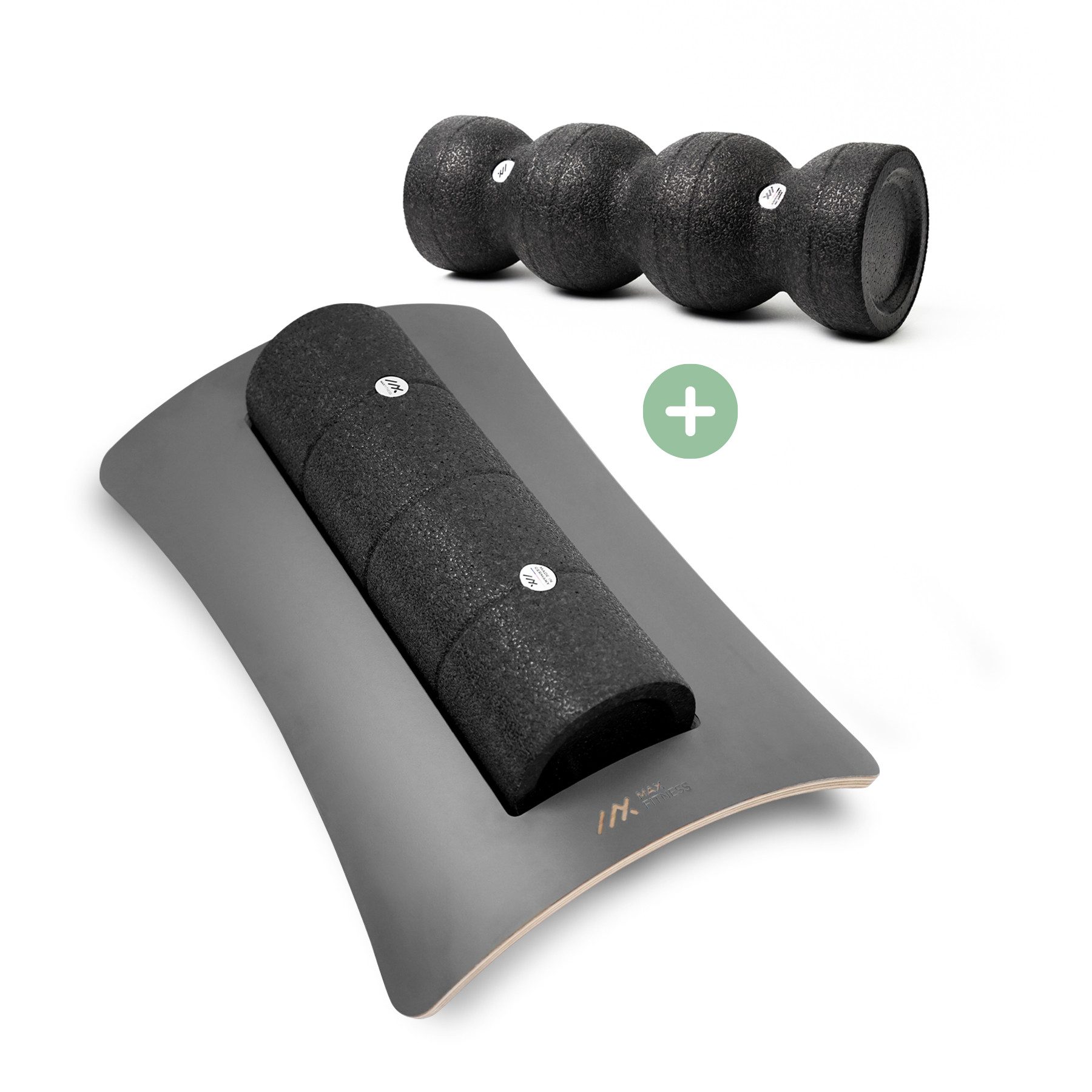 Max Fitness Faszienrolle Faszien-Trainer Starter Set 3-teilig
