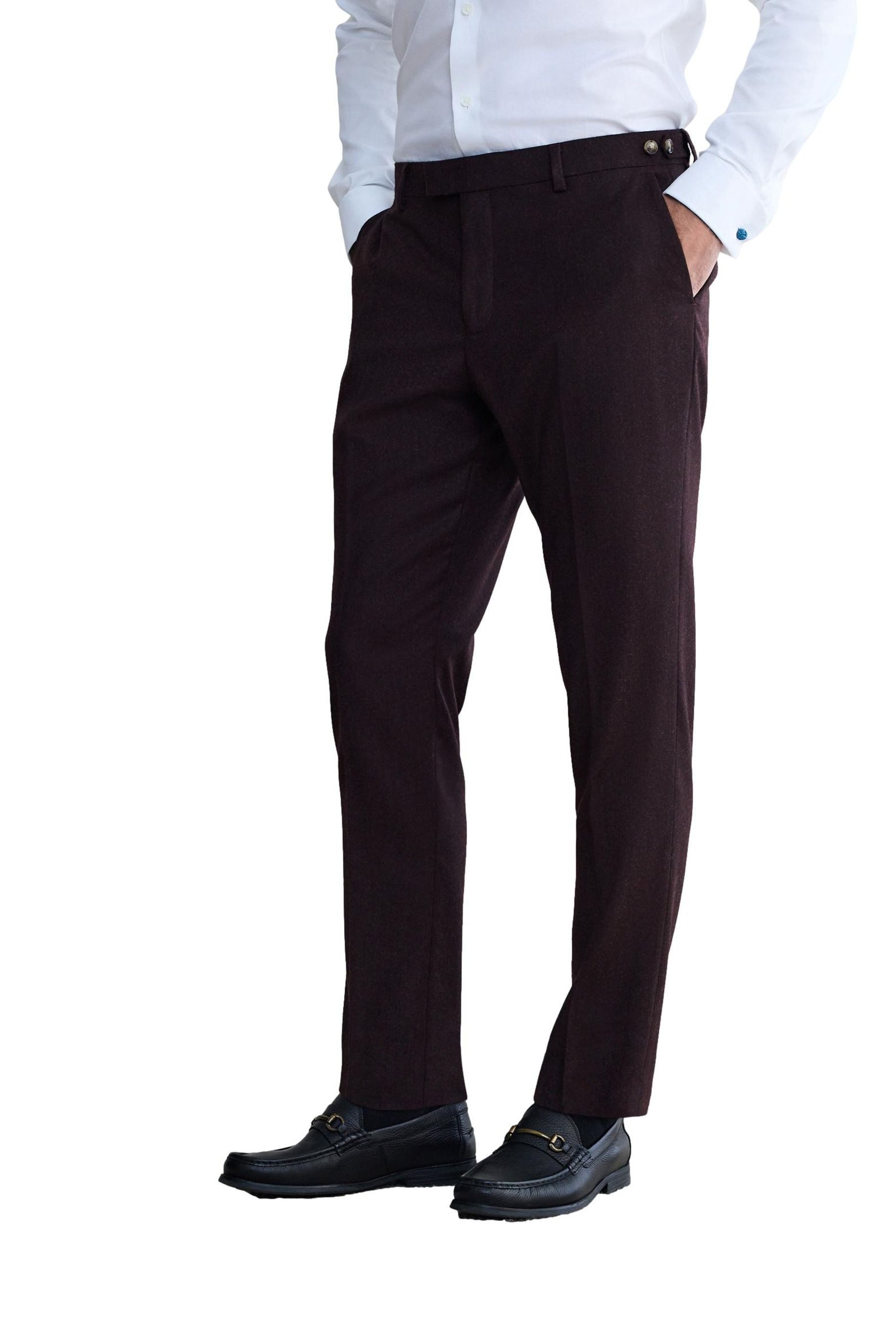 Anzughose Signature Zignone Flanellanzug: Hose