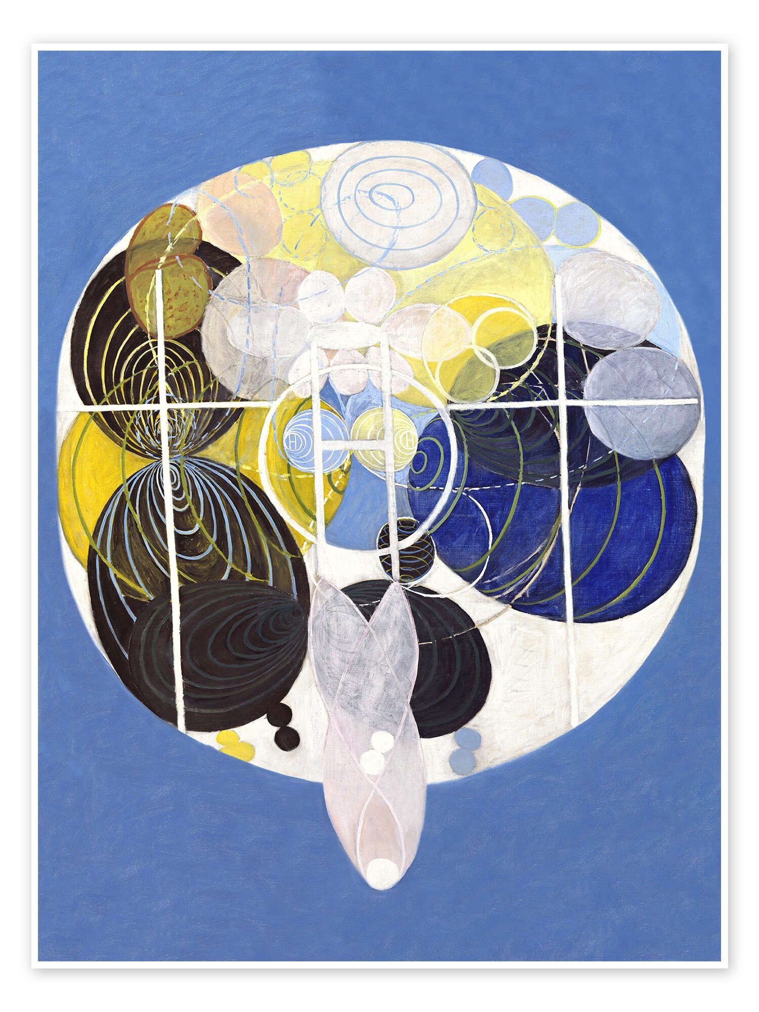 Posterlounge Wandbild Die großen Figurenbilder, Nr. 5, Hilma af Klint, erhältlich als Poster, Leinwandbild, Wandsticker oder Acrylglasbild