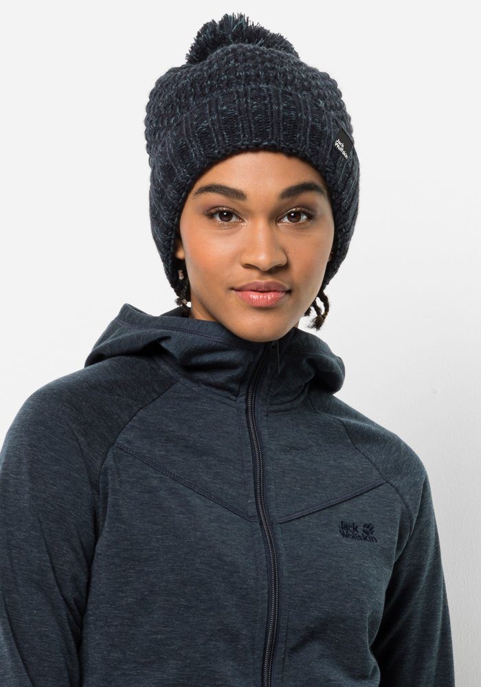 Jack Wolfskin Bommelmütze HIGHLOFT WOMEN CAP KNIT