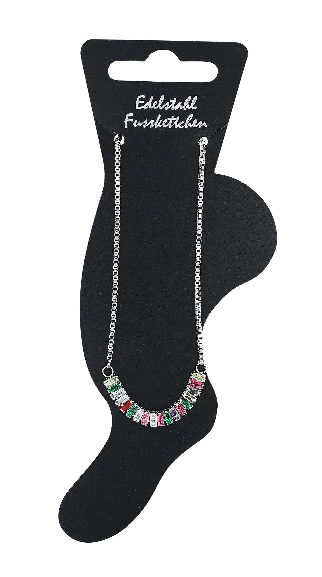 Armband Armband aus Edelstahl mit Zirkonia 21+5 cm