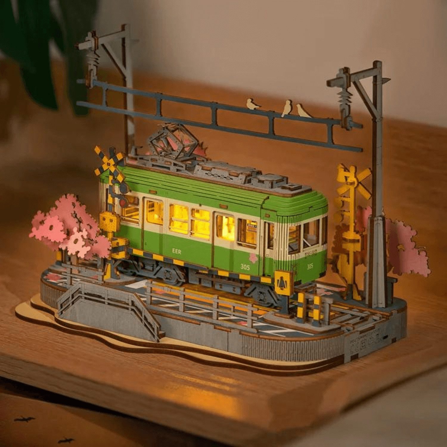 Robotime Buchstütze Sakura Journey Diorama Rolife Book Nook