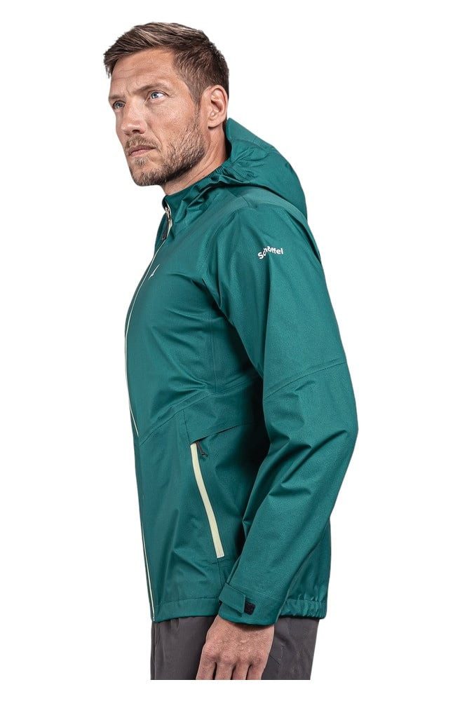 Schöffel Softshelljacke Begoro 3-Lagen (Hardshell, winddicht, wasserdicht) dunkelgrün Herren