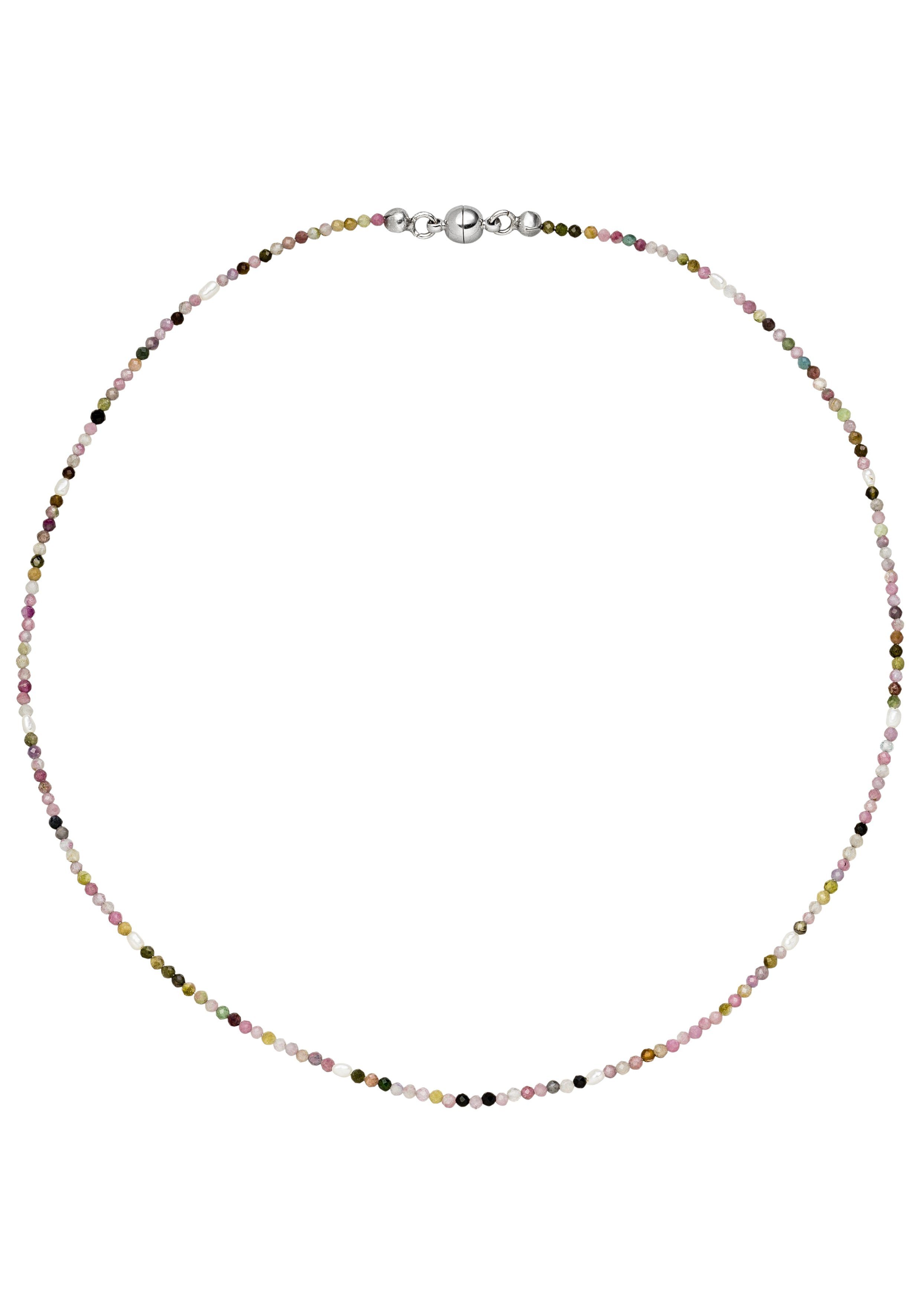 JOBO Kette ohne Anhänger, mit Perlen un...