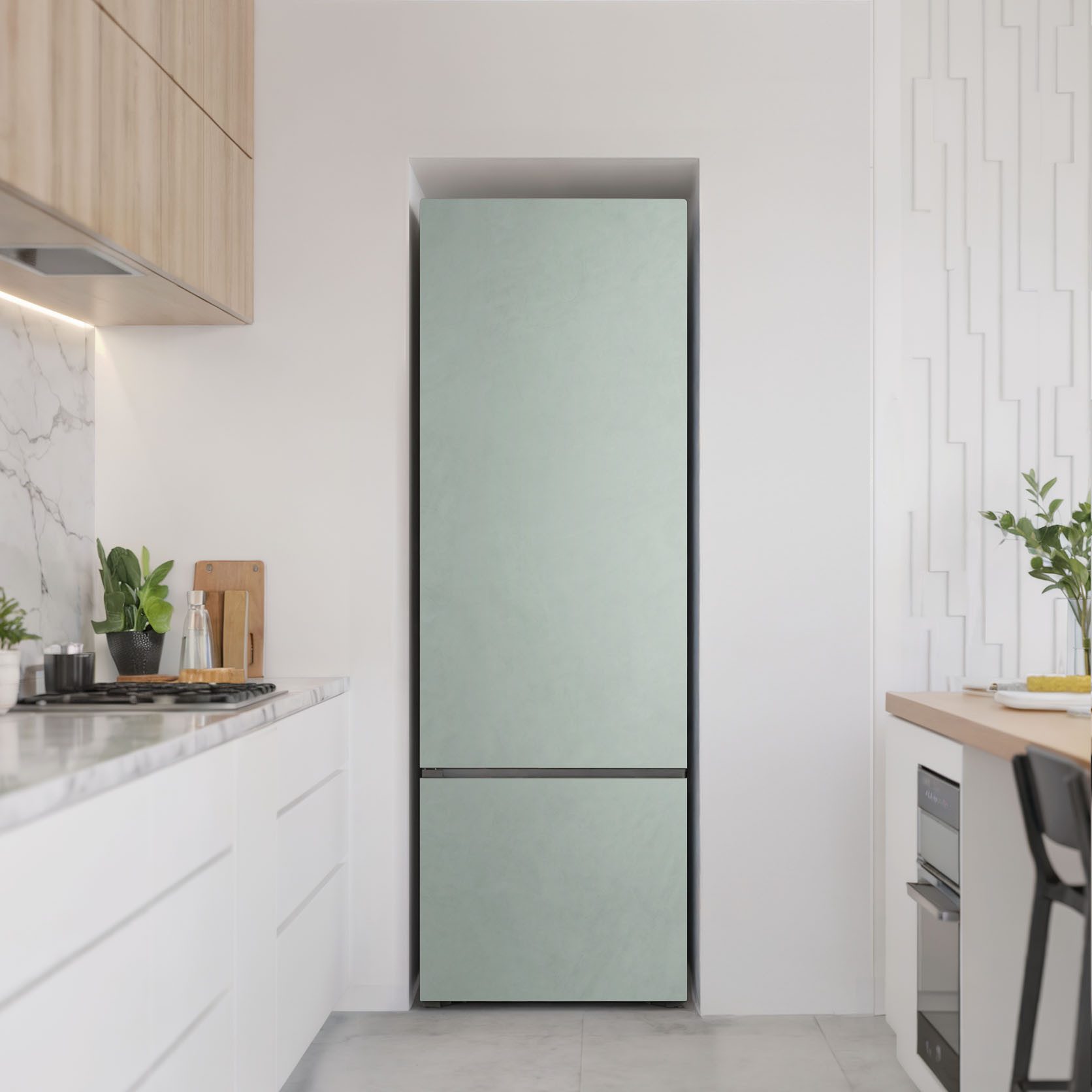 Tulup Möbelfolie Grün Selbstklebend Tür Kühlschrank günstig online kaufen