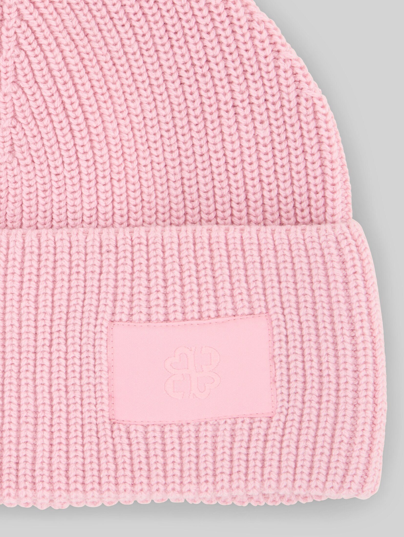 TOM TAILOR Denim Beanie Accessoire Beanie Mütze mit Badge – Bild 2 von 3