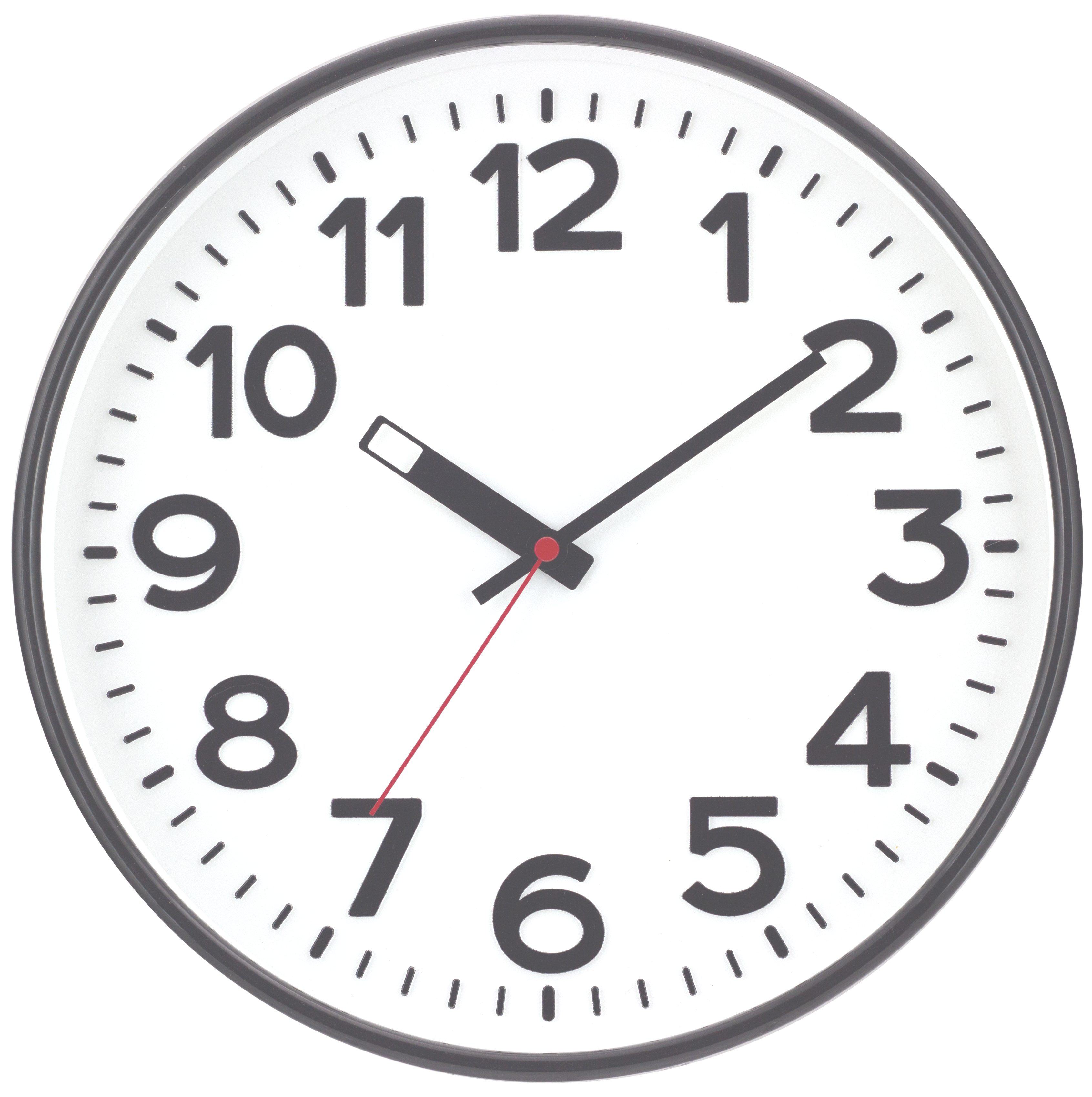EUROTIME Wanduhr Eurotime 52320-05 Funkwanduhr mit erhabene Zahlen
