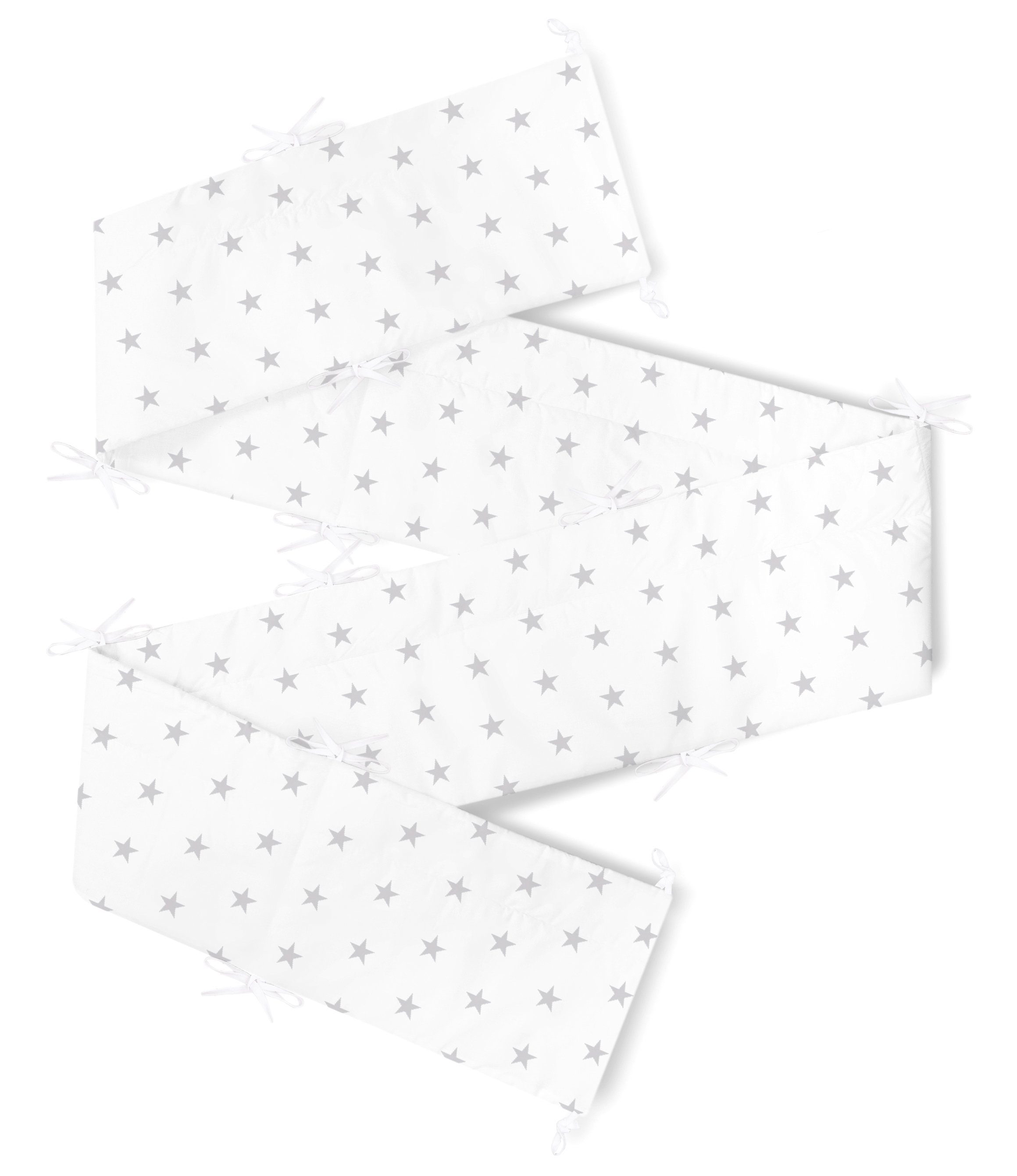 Amilian Bettnestchen Bettumrandung 360x30 cm für Babybett 120 x 60 cm geeignet (rundherum), (Nestchen, Kantenschutz), Umrandungen