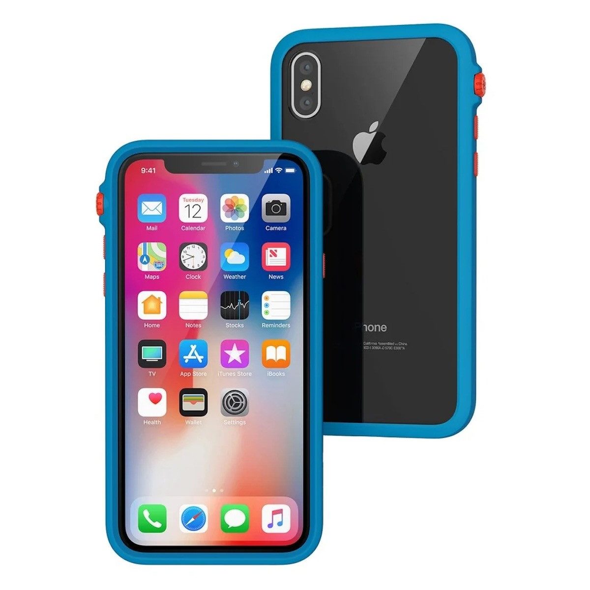 Catalyst Smartphone-Hülle Impact Protection Case, für iPhone X, Blau