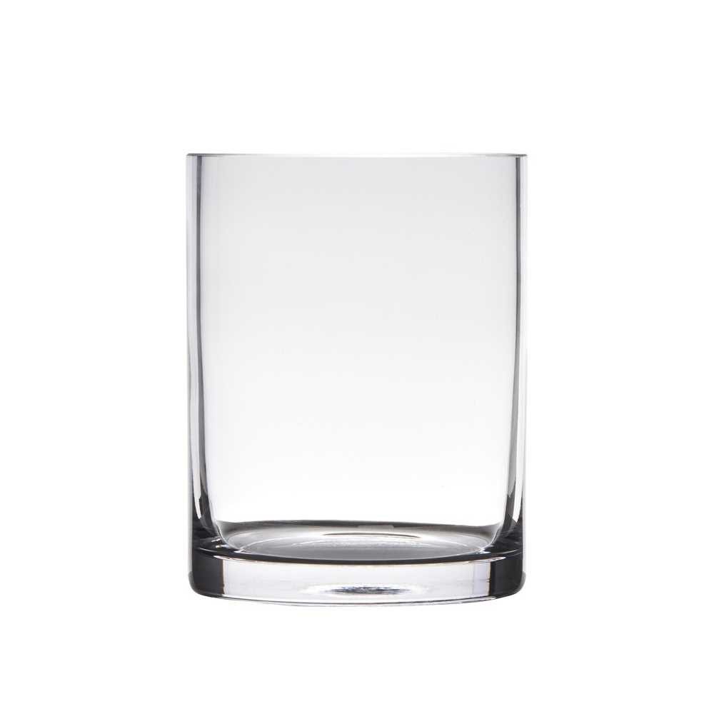 Hakbijl Glass Dekovase ZYLINDER, Farbe: transparent, Höhe: 15cm