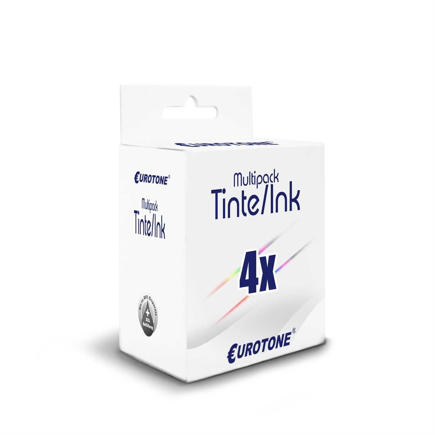 Tintenpatrone T34XL ersetzt Epson 4er Set Patrone Eurotone im