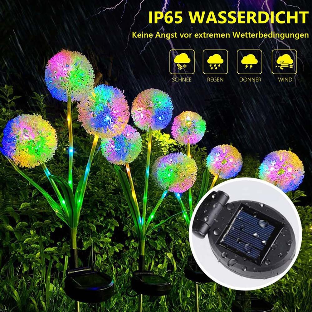 Jibenhome LED Solarleuchte LED Solarlampen Löwenzahn günstig online kaufen