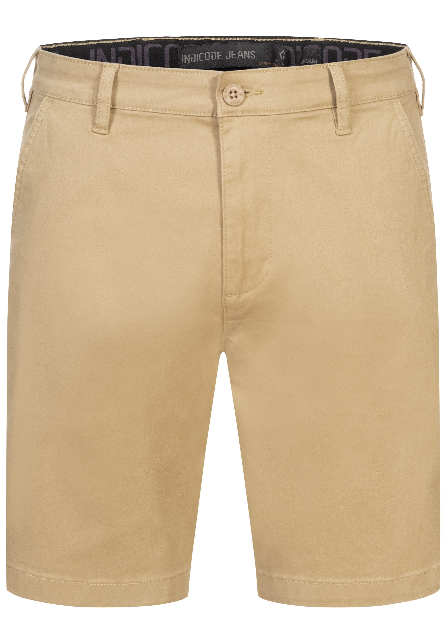 Indicode Chinoshorts INSeven mit dezenten Gesäßtaschen günstig online kaufen