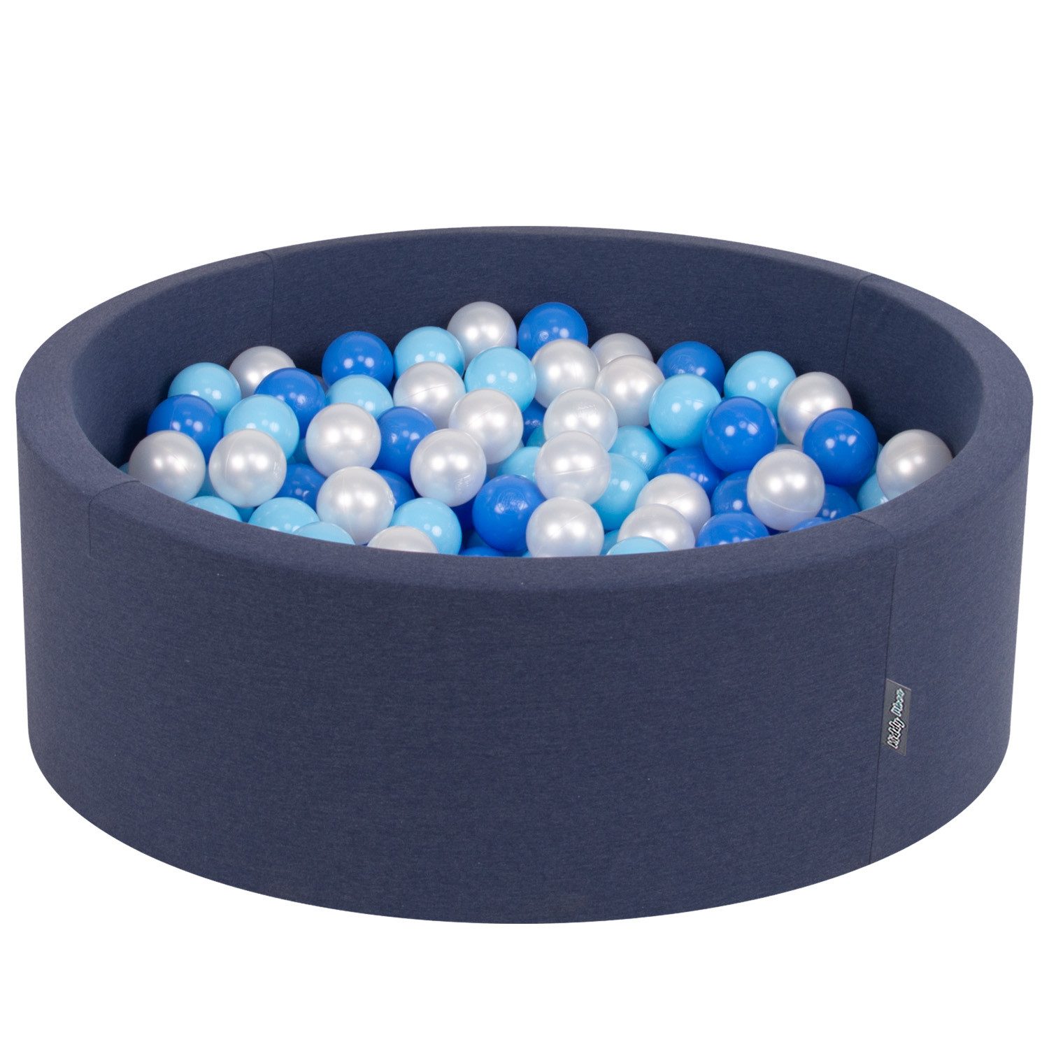 KiddyMoon Bällebad OK30D, (Bällepool mit bunten Bällen, 200-tlg., Bällepool für Babys und Kleinkinder), Made in Europe