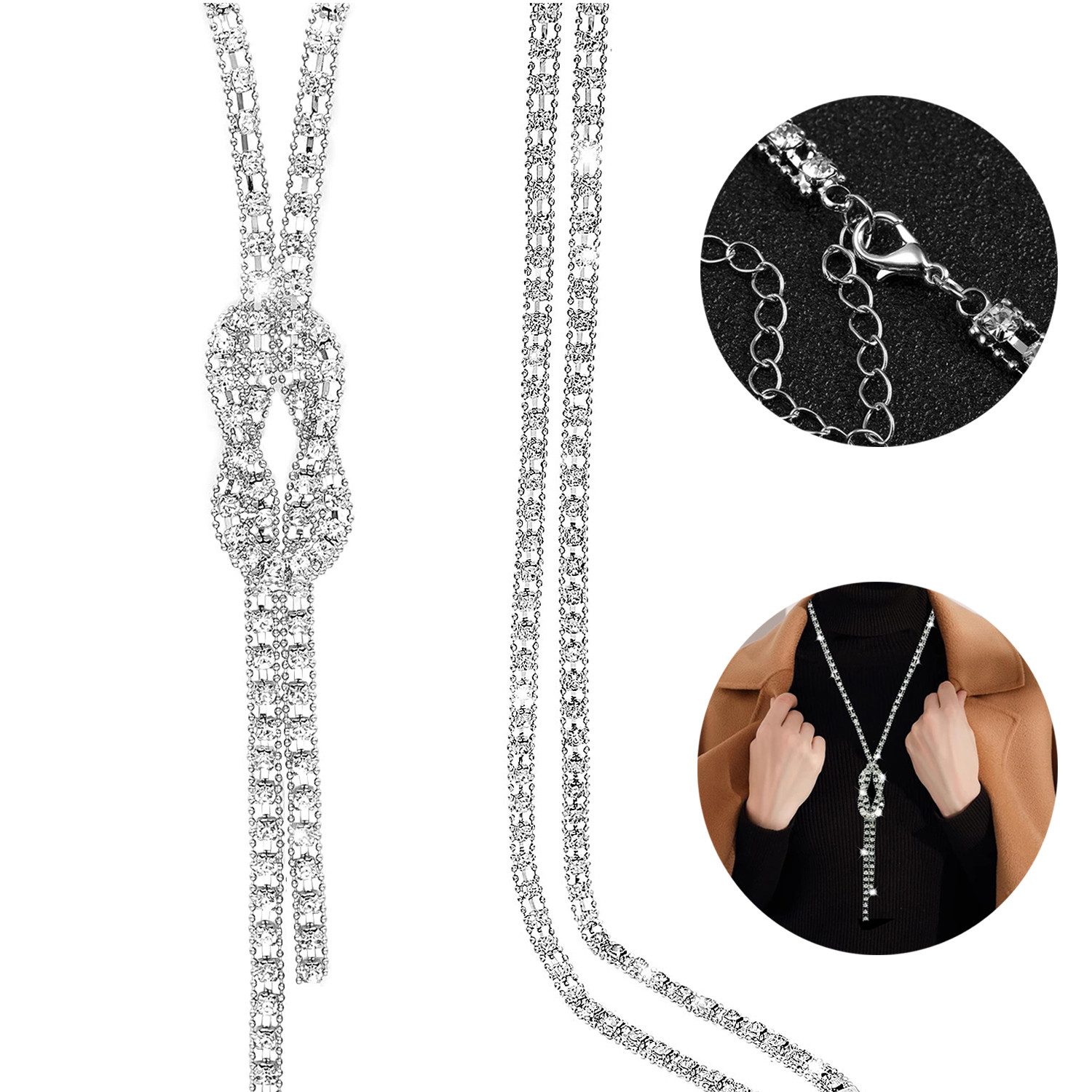 ZEUOPQ Lange Kette Lange Ketten Damen günstig online kaufen