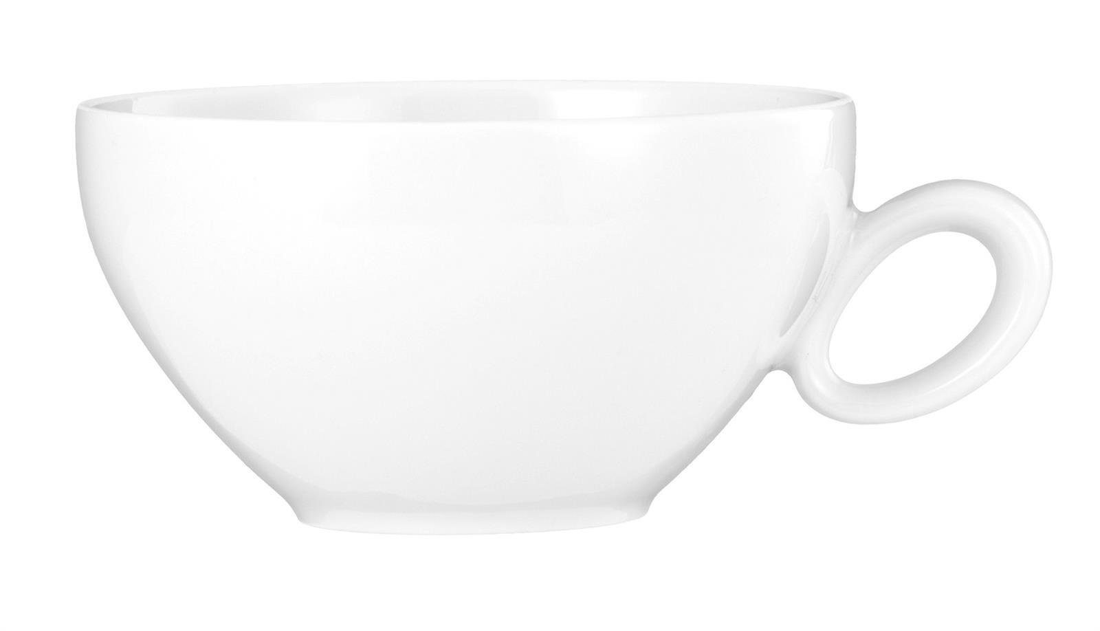 Seltmann Weiden Becher Seltmann Weiden Trio weiß Teeobertasse 0,14l, Porzellan