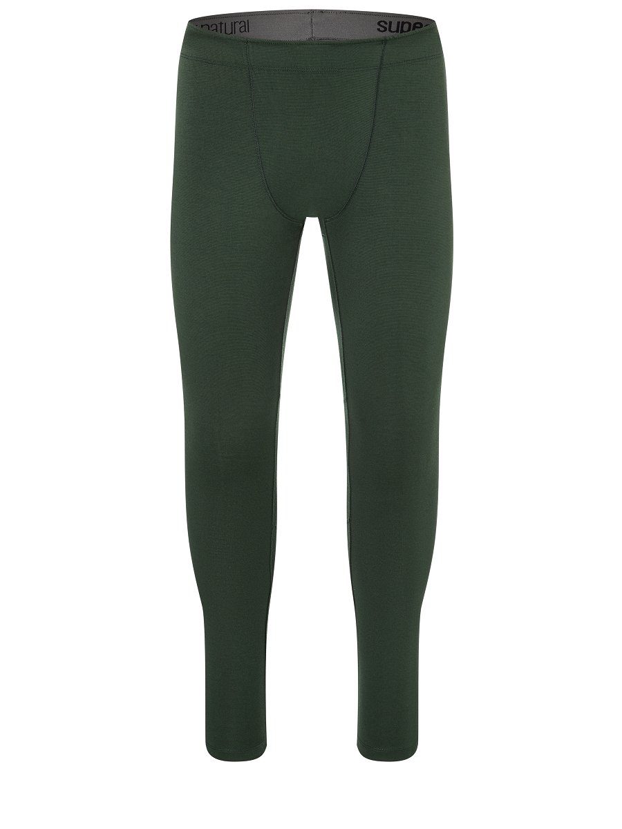 angenehmer Merino-Materialmix TIGHTS Deep SUPER.NATURAL MOTION Merino Tight Forest M Funktionstights