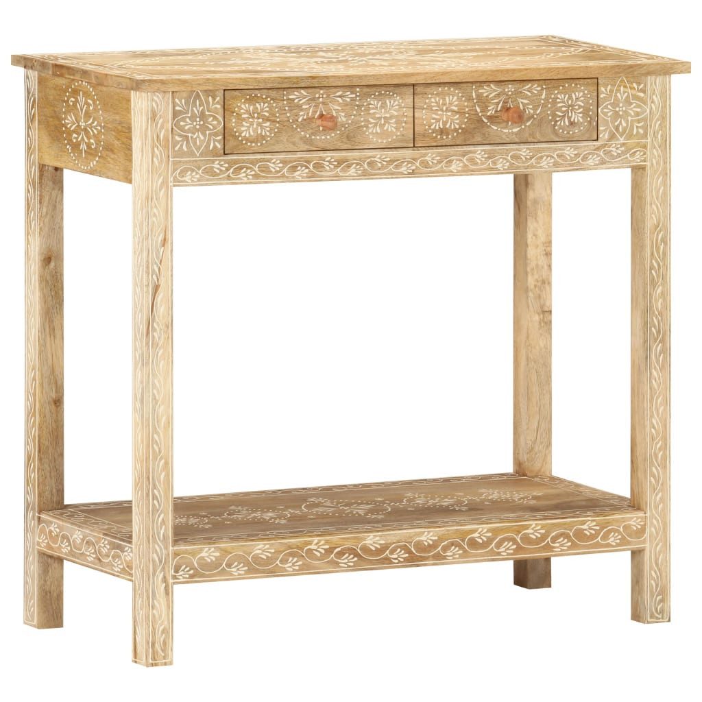 vidaXL Beistelltisch Konsolentisch 80x35x74 cm Massivholz