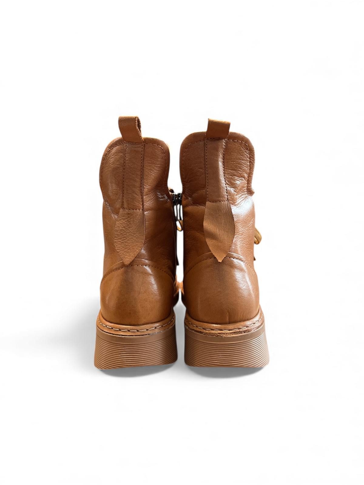 Begoria Damen Schnürstiefeletten aus Echtem Glattleder Schnürstiefelette – Bild 3 von 3