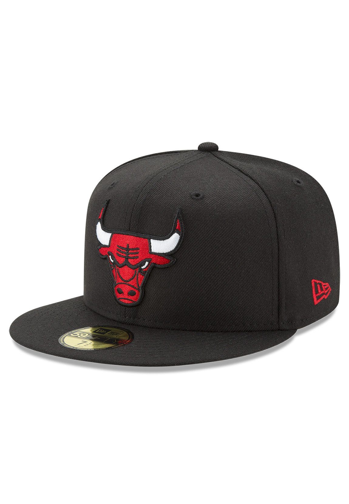 CHICAGO Schwarz Era BULLS Black Fitted Cap Cap New 59Fifty New Era