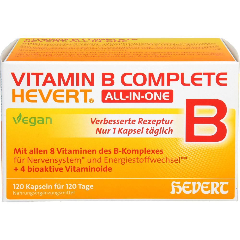 Hevert Arzneimittel VITAMIN B COMPLETE Hevert all-in-one Kapseln Kapseln, 120 St.