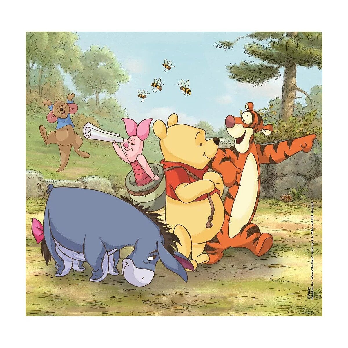 Disney Lernspielzeug Disney Winnie Puuh 3x48 Stk Puzzle Clementoni